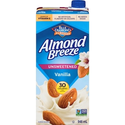 Blue Diamond Almond Breeze, Unsweetened Vanilla 946 ml, $0.35/100ml