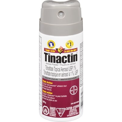 Tinactin Aerosol Powder, Antifungal treatment 100 g, $13.99/100g
