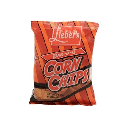 Liebers Corn Chips, BBQ 46 g, $2.80/100g