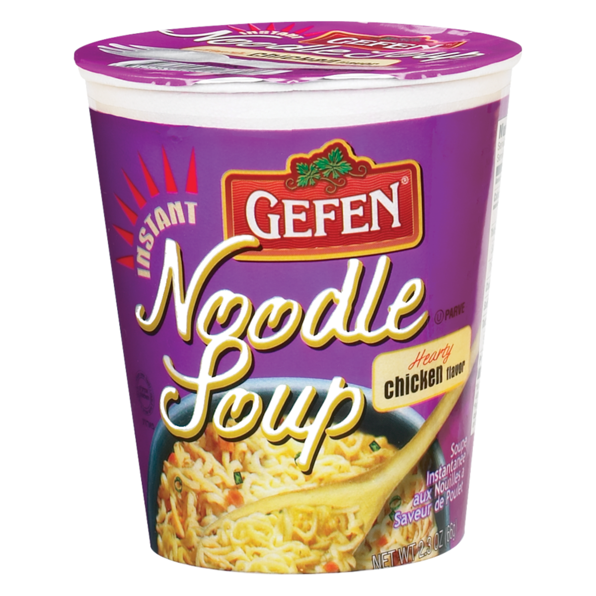 Gefen Soupe consistante au poulet et nouilles casher 65 g, 3,06 $/100g