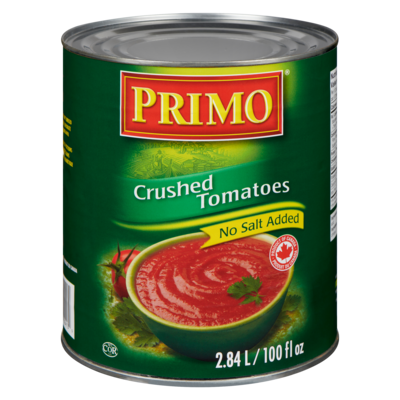 Primo Crushed Tomatoes 2.84 l, $0.30/100ml
