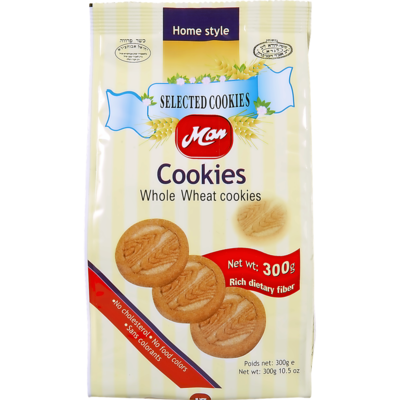 Man Whole Wheat Cookies 300 g, $1.00/100g