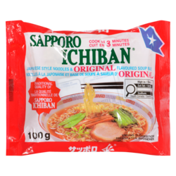 Sapporo Nnouilles à la japonaise original 100 g, 1,25 $/100g