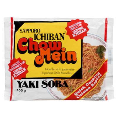 Sapporo Ichiban Chow Mein Noodles 100 g, $1.49/100g