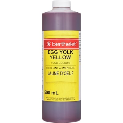 Berthelet Colorant alimentaire jaune d'oeuf 500 ml, 1,66 $/100ml