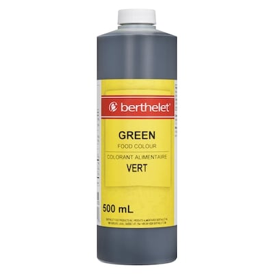 Berthelet Food Colouring, Green 500 ml, $1.66/100ml