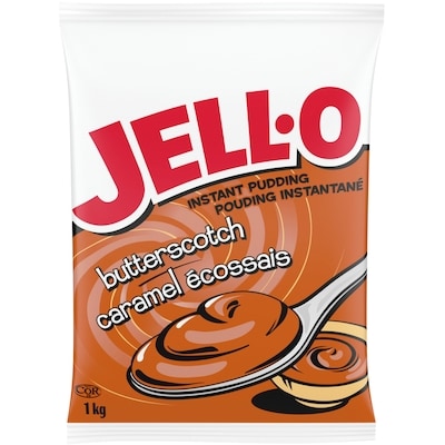 Jell-O Pouding instantané caramel écossais 1 kg, 1,40 $/100g