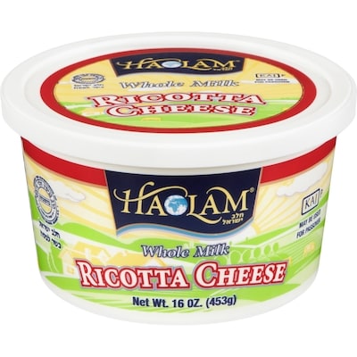 Haolam Ricotta Cheese Whole Milk 454 g, $2.97/100g