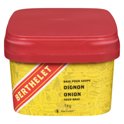 Berthelet Base de soupe oignon 1 kg, 2,20 $/100g