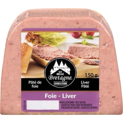 La Belle Bretagne Pâté de foie glacé 150 g, 3,33 $/100g