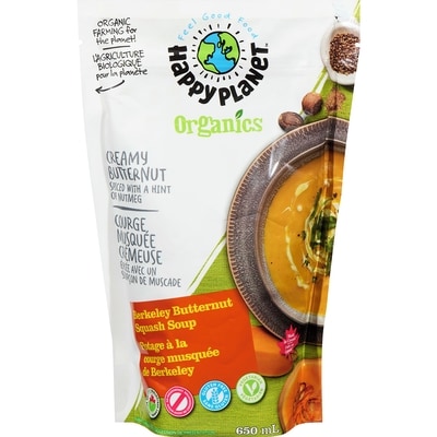 Happy Planet Potage à la courge musquée de Berkeley 650 ml, 1,38 $/100ml