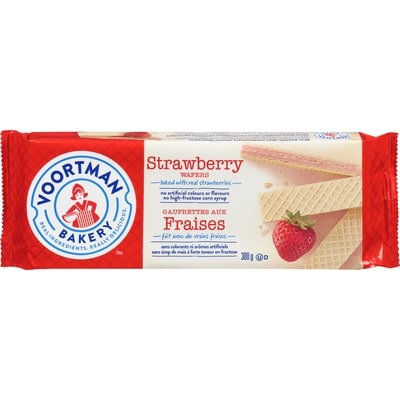 Voortman Strawberry Wafers 300 g, $0.96/100g