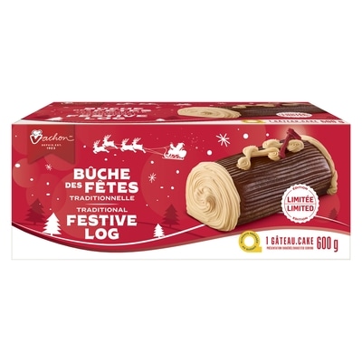 Vachon Festive Log, Original 600 g, $2.17/100g