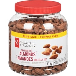 le Choix du Président Amandes grillées à sec avec sel de mer 1 kg, 2,18 $/100g