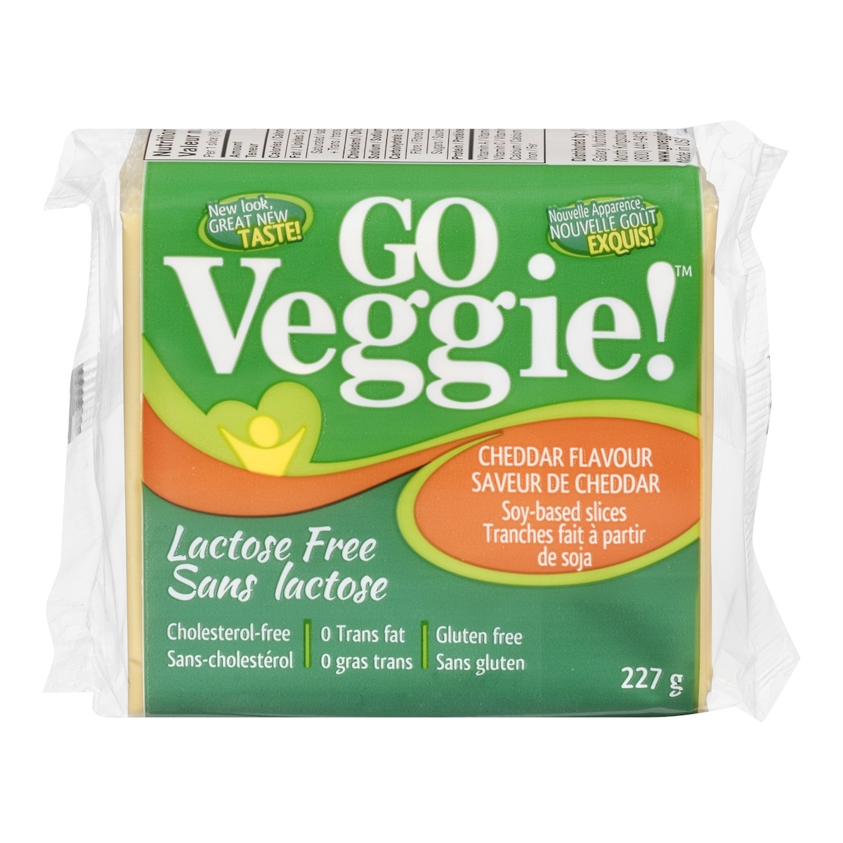Galaxy Veggie Cheese Slices 227 g, $2.20/100g