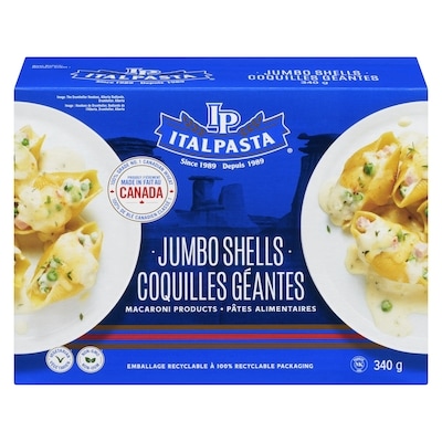 Italpasta Jumbo Shells 340 g, $0.88/100g