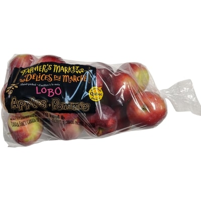 Farmer's Market Lobo Apples 1.81 kg, $0.44/100g