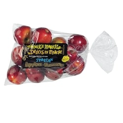 Farmer's Market Spartan Apples, 4 lb Bag 1.81 kg, $0.39/100g