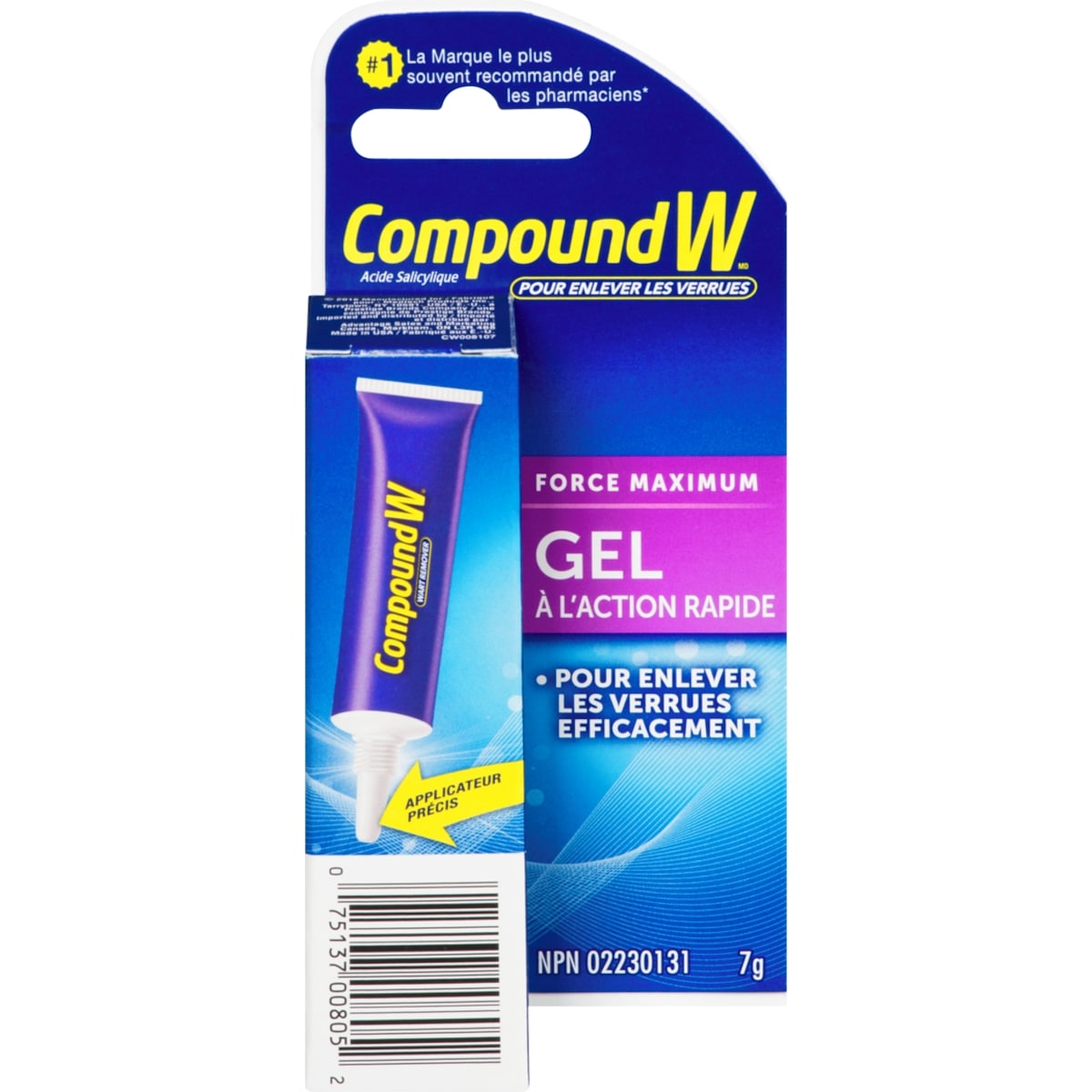 Compound W Traitement antiverrues en gel 7 g, 164,14 $/100g