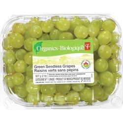 PC Biologique Raisins Verts Sans Pépins 907 g, 1,05 $/100g