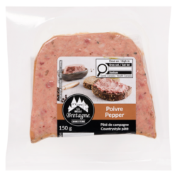 La Belle Bretagne Country Style Peppercorn Pate 150 g, $3.66/100g