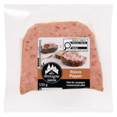 La Belle Bretagne Country Style Peppercorn Pate 150 g, $3.33/100g