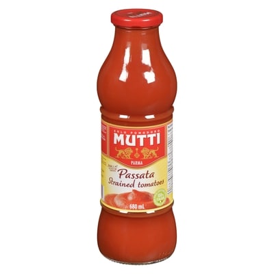 Mutti Passata       688 ml, $0.88/100ml