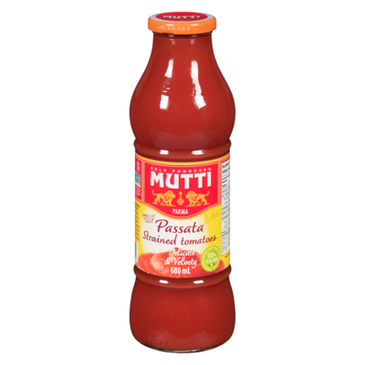 Mutti Passata       688 ml, $0.70/100ml