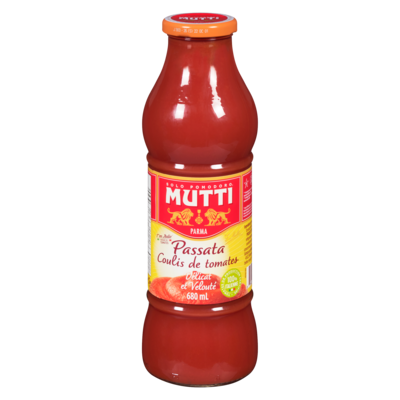 Mutti Sauce tomates Passata Mutti 688 ml, 0,70 $/100ml
