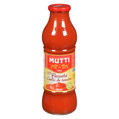 Mutti Sauce tomates Passata Mutti 688 ml, 0,81 $/100ml