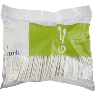 null Touch Plastic Fork 200x1.0 ea, $0.03/1ea