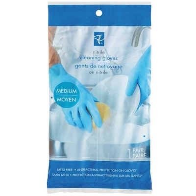 President's Choice Latex Free Nitrile Cleaning Gloves, Medium 1 ea, $2.99/1ea