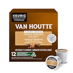 Keurig Van Houtte Vanille noisette capsules K-Cup de café, 12 unités, pour les cafetières Keurig 12 ea, 1,42 $/1ch