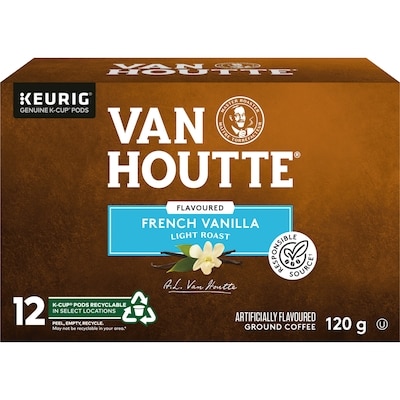 Keurig Van Houtte French Vanilla, Light Roast, K-Cup Coffee Pods, 12 Count 12 ea, $1.08/1ea
