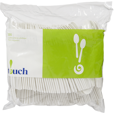 null Touch Tea Spoon, Plastic 200x1.0 ea, $0.03/1ea