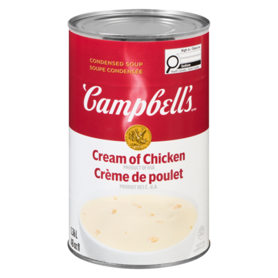 Campbell’s Crème de poulet 1.36 l, 0,51 $/100ml