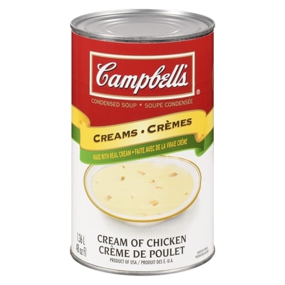 Campbell’s Crème de poulet 1.36 l, 0,54 $/100ml