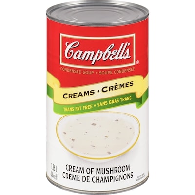 Campbell's Cream Of Mushroom Soup 1.36 l, $0.51/100ml
