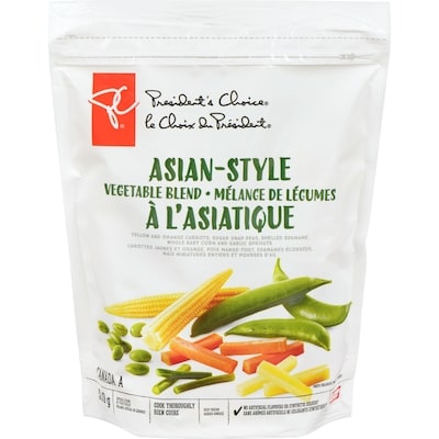 President's Choice Asian-Style Vegetable Blend  500 g, $1.00/100g
