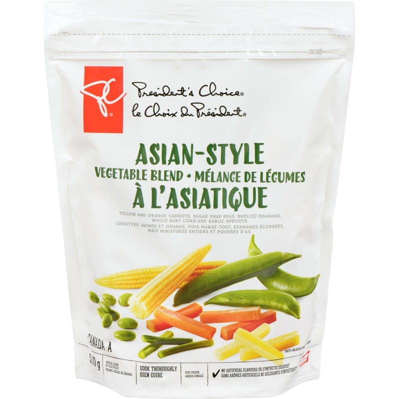 President's Choice Asian-Style Vegetable Blend - 500 g | Atlantic