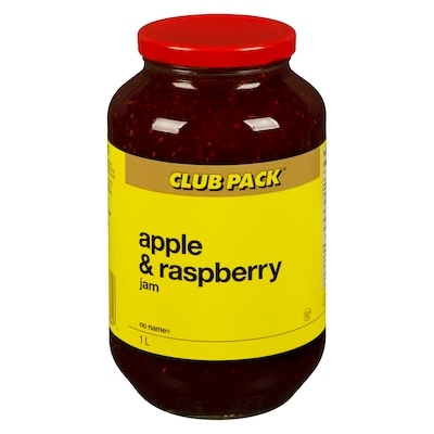 No Name Apple & Raspberry Jam, Club Size 1 l, $0.70/100ml