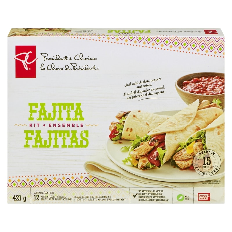 President's Choice Fajita Kit 427 g Loblaws