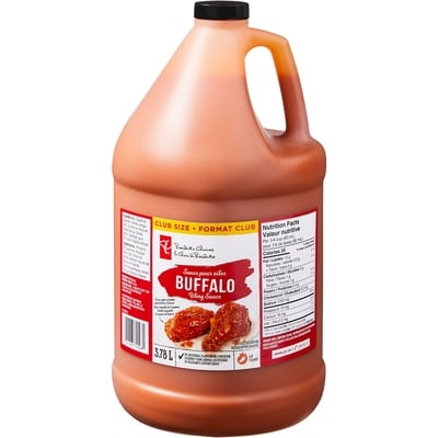 President's Choice Buffalo Wing Sauce Club Size  3.78 l, $0.58/100ml