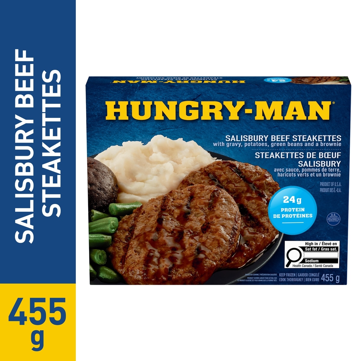 Hungry-Man Salisbury Beef Steakettes Dinner