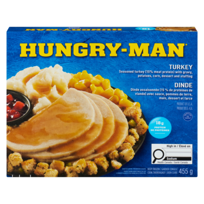 Hungry-Man Turkey 455 g, $1.32/100g