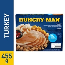 Hungry-Man Dinde 455 g, 1,38 $/100g