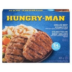 Hungry-Man Steakette de boeuf grillée 425 g, 1,06 $/100g