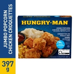 Hungry-Man Croquettes de poulet frit jumbo 397 g, 1,01 $/100g