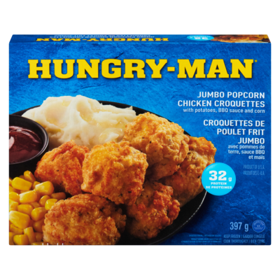 Hungry-Man Croquettes de poulet frit jumbo 397 g, 1,84 $/100g