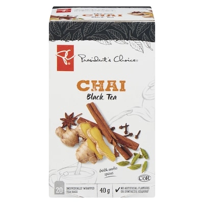 President's Choice Chai Black Tea 20 ea